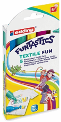 Viltstift edding 17 Fun textiel rond 2-3mm ass artikel afbeelding