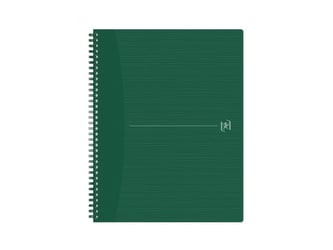Origins Spiraalblok, A4+ Geruit 5mm, 70 vel, 90g, Soepele kartonnen kaft, Groen