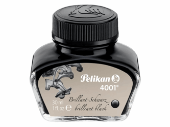 VULPENINKT PELIKAN 30ML 4001 BRILJANTZWART artikel afbeelding