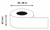 LABEL ETIKET QUANTORE DK-22205 62MMX30.48M WIT artikel afbeelding