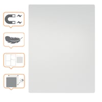 Whiteboard Nobo frameloos modulair 60x45cm