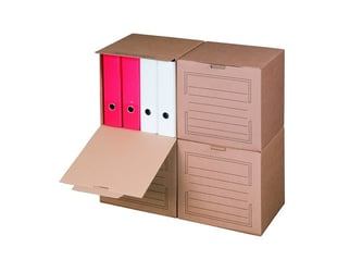 Smartbox Pro Buitenste archiefdoos 297x334x330mm, Enkellaags, bruin (1 pak x 5 stuks)