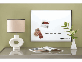 Whiteboard Nobo 58.5x43cm gewelfd