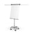 Flip-over, ronde voet bordhoogte 970 mm wit
