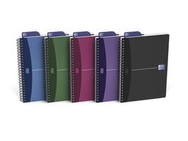 Oxford Office Urban Mix Spiraalblok, Geruit 5 mm, A5, Assorti (pak 5 stuks)