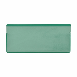 Etikethouders, VE = 50 stuks met magneetstrook b x h = 110x50 mm, groen
