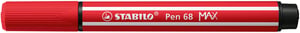 Viltstift STABILO Pen 68/48 Max karmijnrood