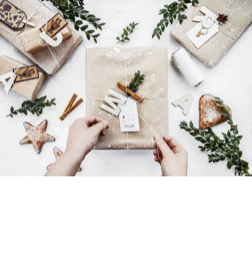 Kerst inpakidee 1
