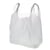 HDPE Hemdraagtassen, 30x10x60cm, 16my, Wit verblokt