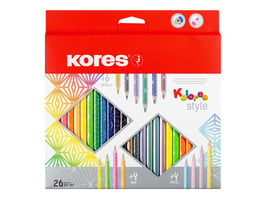 Kores Kolores Kleurpotloden Assorti (1 pak x 26 stuks)