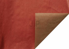 Pakpapier Rol 30 cm 50 g/m² Bordeaux Bruinkraftpapier bedrukt 6 kg