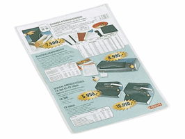 Esselte Insteekmap U-model A4, 0,11 mm PP (doos 100 stuks)