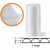 Noppenfolie 150cm/100m/75my/1mm Foam/3-laags artikel afbeelding