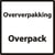 Waarschuwingssticker Overpakking/rl1000