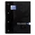 Collegeblok Oxford A4+ ruit 4r zw/pk5