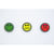 Rond magneetje FACE Ø 35 mm, VE = 10 stuks smiley verdrietig, rood
