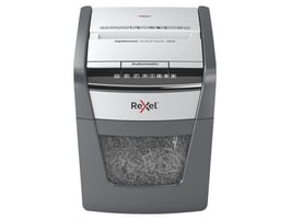 Rexel Optimum Auto+ 225X Automatische Papiervernietiger, P4 Cross-Cut Snippers, 20L, 50 Vellen, Zwart