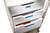 Dymo D1 labeltape 19 mm x 7 m Zwart op blauw 45806