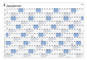 Jaarplankalender 2026 Quantore A1 84x57cm