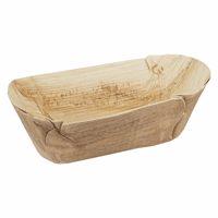 Palmblad dish ovaal 22x12,5x6cm