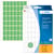 Etiket HERMA 2345 12x18mm groen 1792 stuks