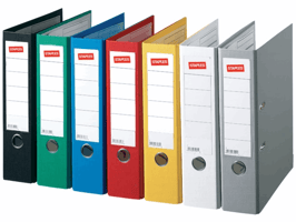 Staples Ordner gekleurd papier Rugbreedte 50 mm, groen