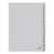 Tabblad A4 23R karton 1-20 grijs/set20