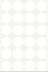 Etiket HERMA 2260 rond 25mm wit 768stuks