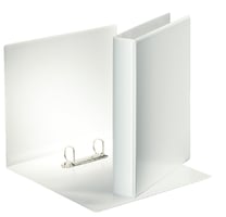 PresentatiePresentatieringband Esselte Essentials panorama A4 2-rings O-mechaniek 25mm wit