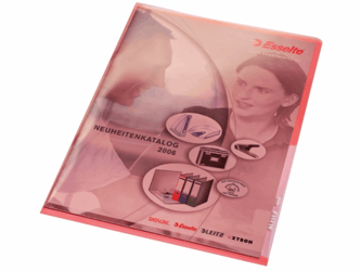 Leitz Insteekmap PVC 0,15mm PVC, rood (pak 100 stuks) artikel afbeelding