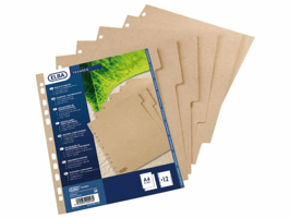 Tabbladen Oxford Touareg 11-gaats 5-delig naturel karton