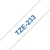 Brother TZe233 Labeltape, 12 mm x 8 m, Blauw op Wit