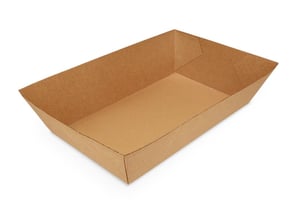 FSC® Kraft snackbakje A14 157x88x35mm