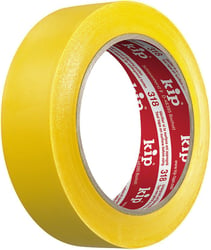 KIP 318 PVC-masking tape 30mm x 33 m geribbeld-geel artikel afbeelding