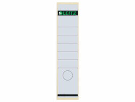 Rugetiket Leitz breed/lang 62x285mm zelfklevend wit