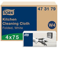 Reinigingsdoek Tork W4 473179 nonwoven 4x75vel