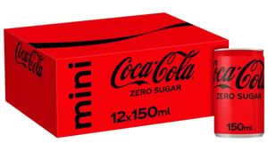 Frisdrank Coca Cola zero blik 150ml