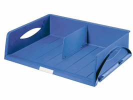 Brievenbak Leitz Sorty Jumbo A3 dwars blauw