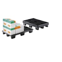 Industriële stapelpallet l x b = 1200x1000 mm, geperforeerd vanaf 1 (Staffel: 1 Stuk)