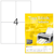 Etiket Office 105x148mm 400 stuks