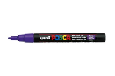 Verfstift Posca PC3M F paars artikel afbeelding