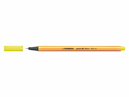 FINELINER STABILO POINT 88/024 NEON GEEL artikel afbeelding