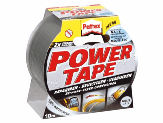 PLAKBAND PATTEX 50MMX10M POWER TAPE GRIJS artikel afbeelding