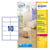 Etiket Avery L7783-25 96x50.8mm transparant 250stuks