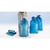 PE-afvalzakken met trekband inhoud 120 l, l x b x h = 700x50x1050 mm materiaaldikte 50 µm, blauw, VE = 250 stuks