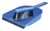 Stoffer en blik kunststof blauw