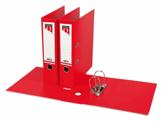 ORDNER QUANTORE A4 80MM PP ROOD artikel afbeelding