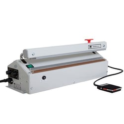 Folieseal-tafelapparaat MAGNETA standaarduitvoering met voetpedaal lasnaad l x b = 620x3 mm