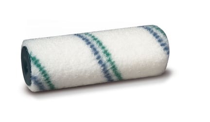 Radiatorrol, 12 cm, ex dik, nylon blauw groene streep 6 mm, thermofusie