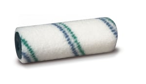 Radiatorrol, 12 cm, ex dik, nylon blauw groene streep 6 mm, thermofusie